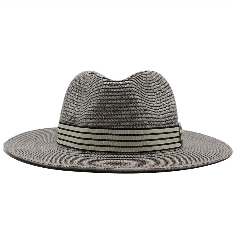 Chapeau Panama Unisexe Rayé – Luca