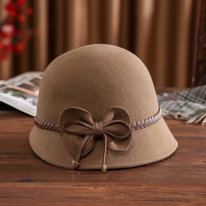 Chapeau Cloche Melon en Laine Femme - Pimpant