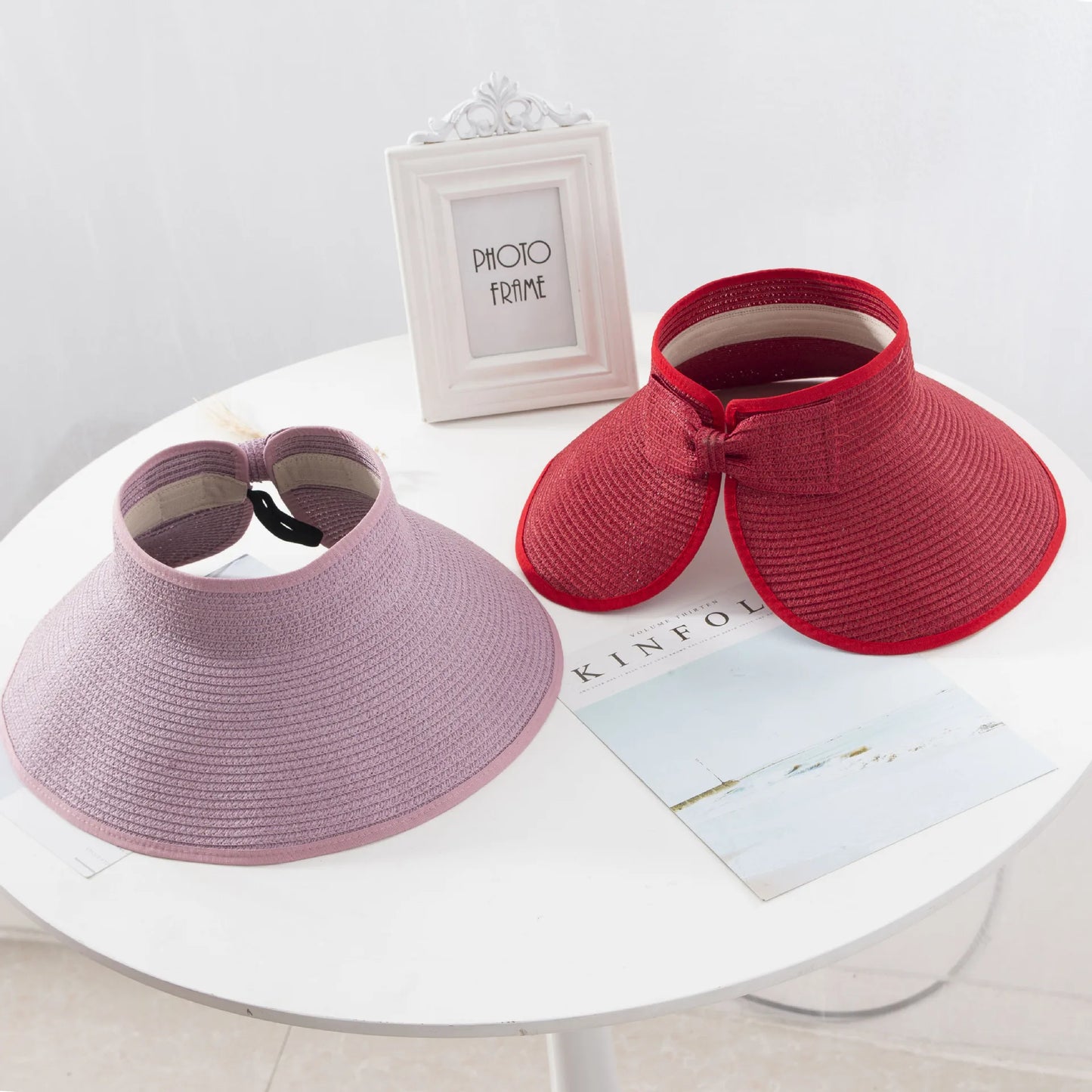 Chapeau de Paille à Bord Souple – Look Plage Décontracté