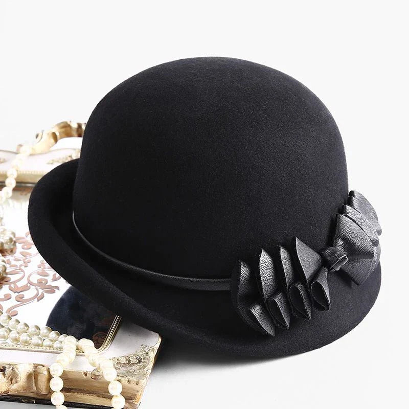 Chapeau en Laine Cloche Melon - Élégant