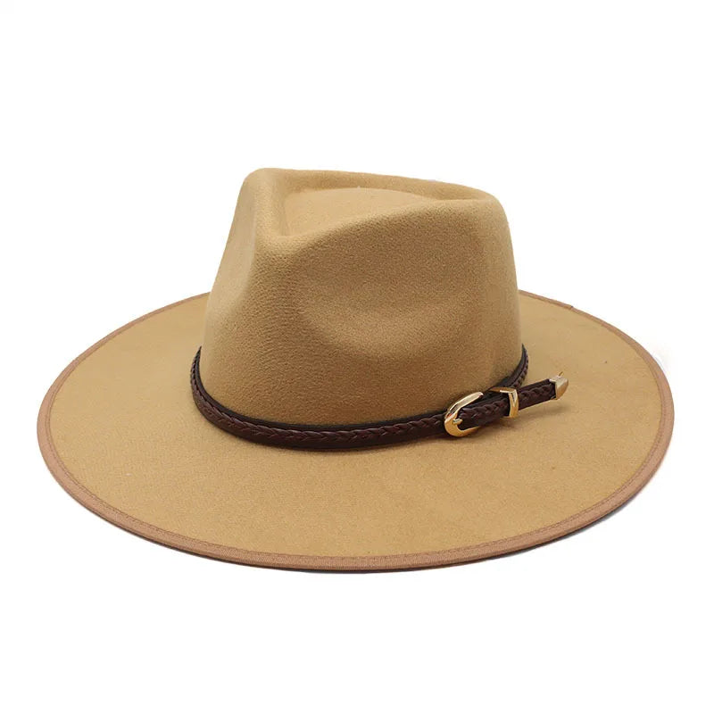 Chapeau Fedora Coton avec Cordon Tressé