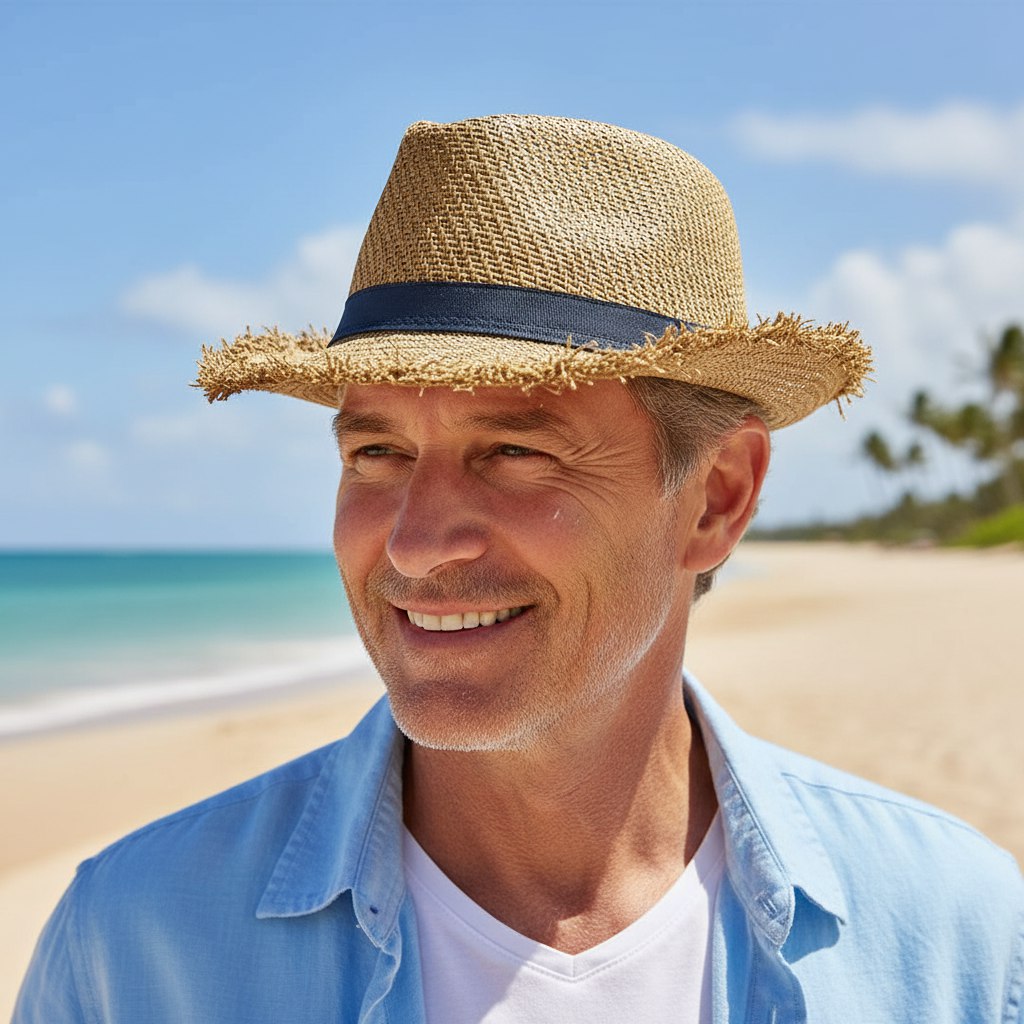 Chapeau Panama Paille - SoleilMixte