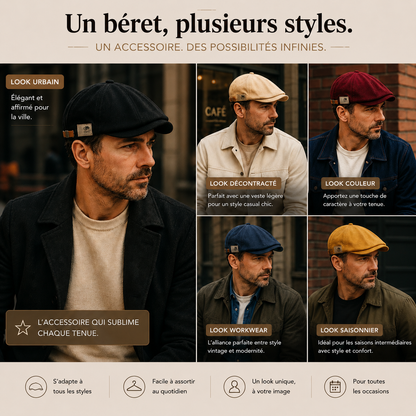 Béret Coton Homme - IvyCap