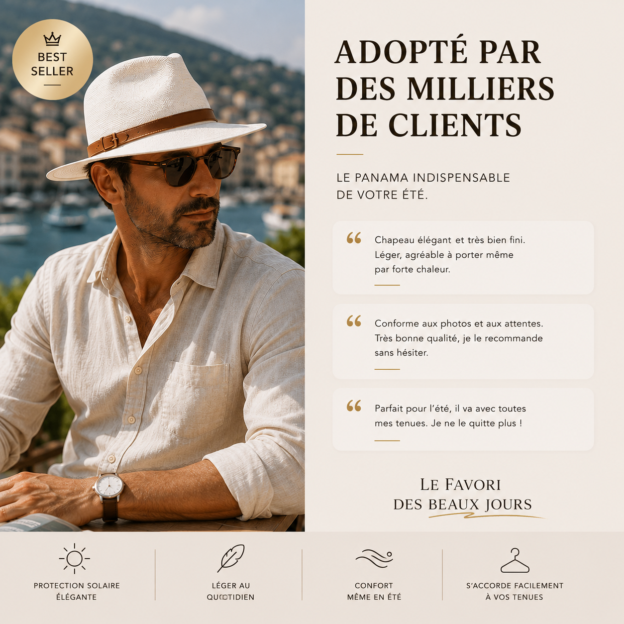 Chapeau Panama - PanamaPrécieux