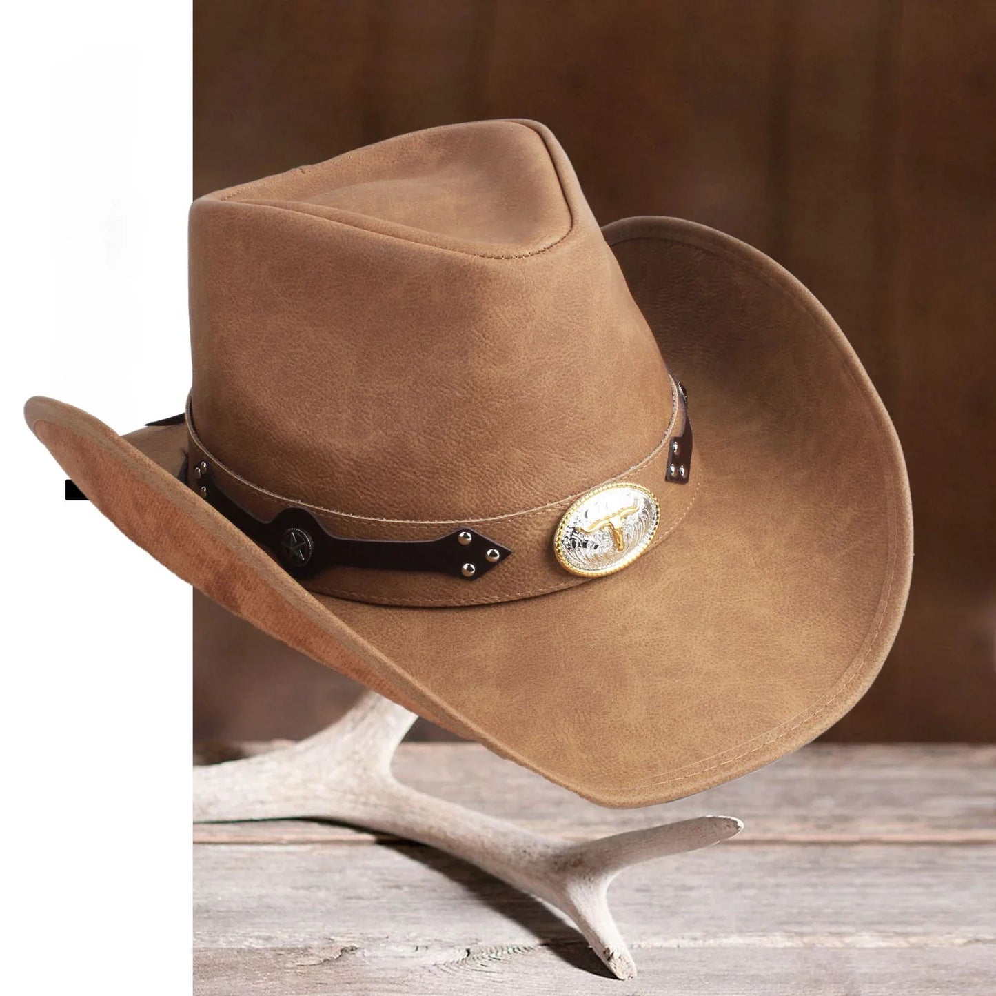 Chapeau Cowboy Véritable Cuir - FrontierFlair