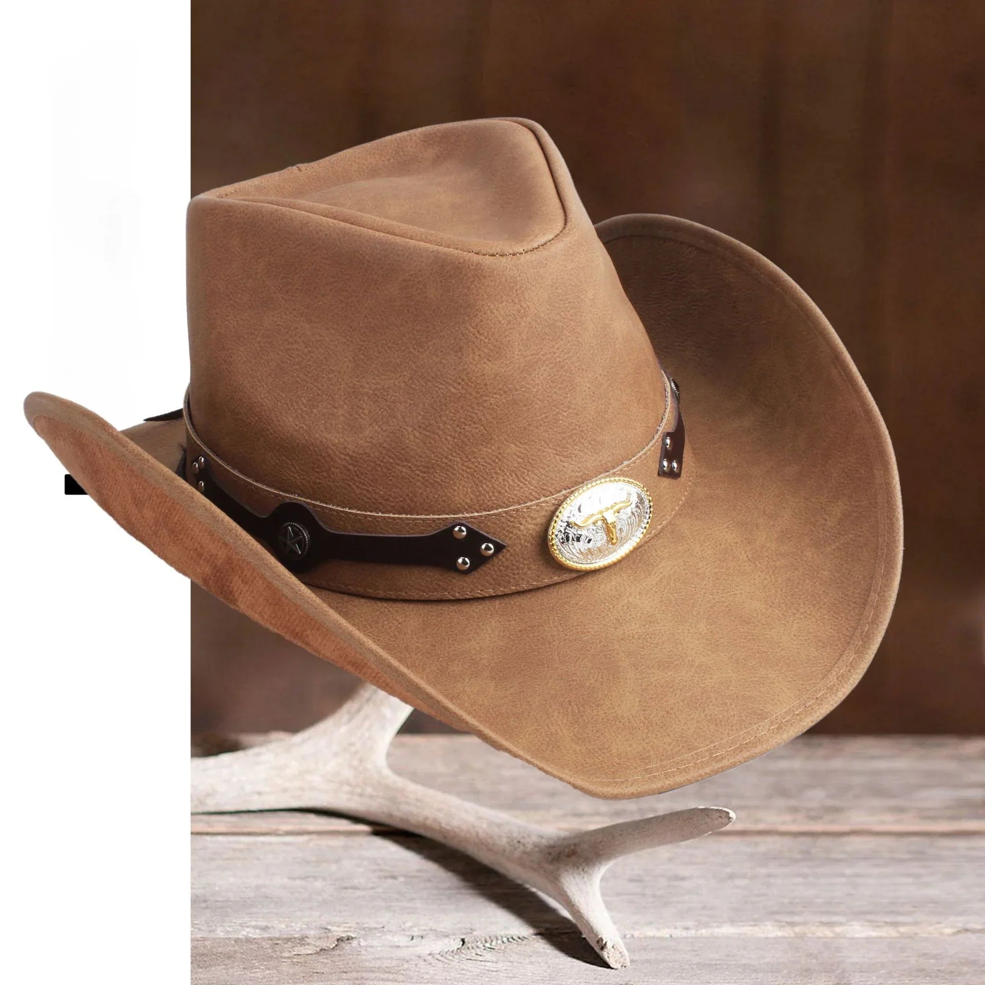 Chapeau Cowboy Véritable Cuir - FrontierFlair