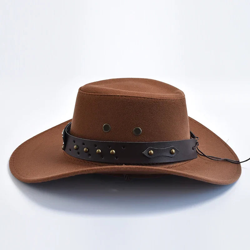 Chapeau Cowboy Style Western – Bandeau Clouté