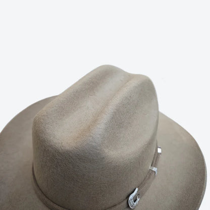 Chapeau Cowboy Laine – Bord Large Structuré