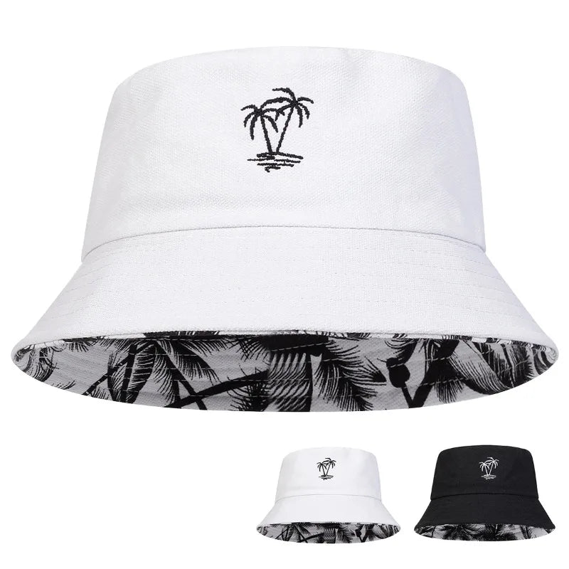 Bob Réversible Motif Palmier