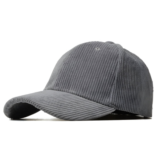 Casquette Unisexe Velours Côtelé