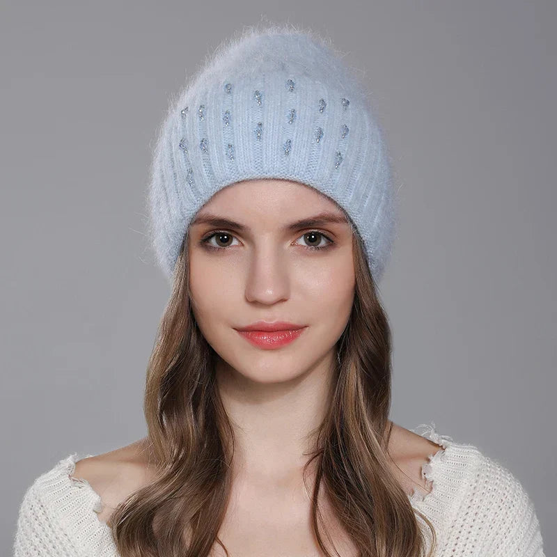 Bonnet Femme Douceur Perlée - Lunaria