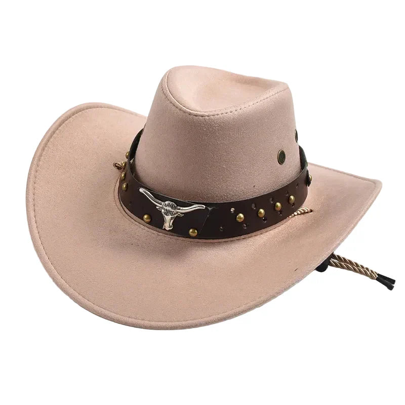 Chapeau Cowboy Style Western – Bandeau Clouté