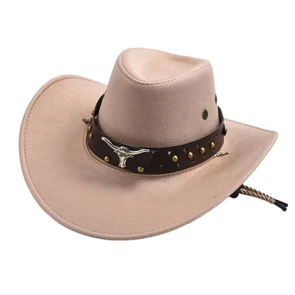 Chapeau Cowboy Style Western – Bandeau Clouté