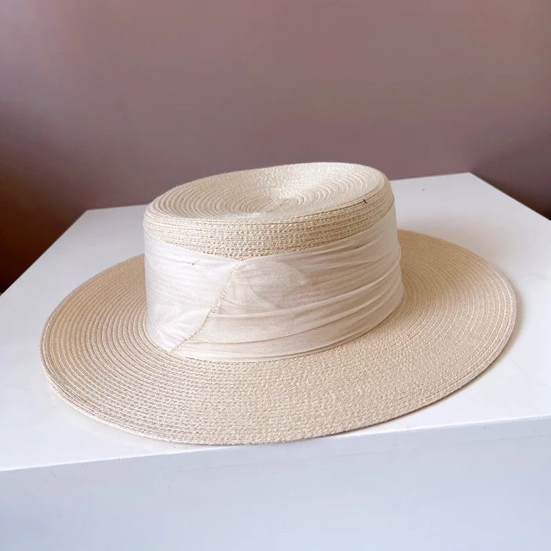Chapeau de Paille Large Bord Femme - Sunnyfin