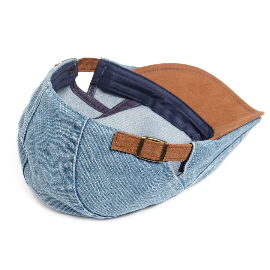 Béret Homme Denim – Texture Jean Ajustable