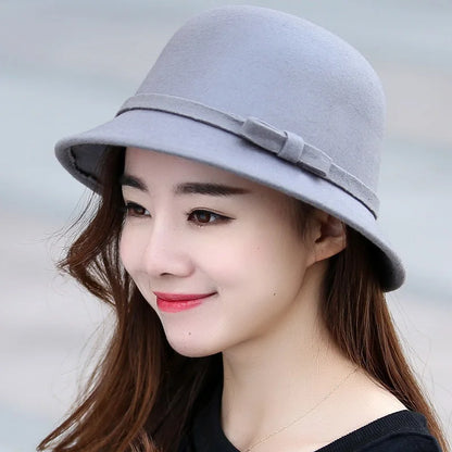 Chapeau Melon Cloche Femme - Ajustable