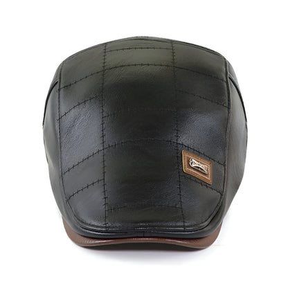 Béret Homme en Cuir - Élegant