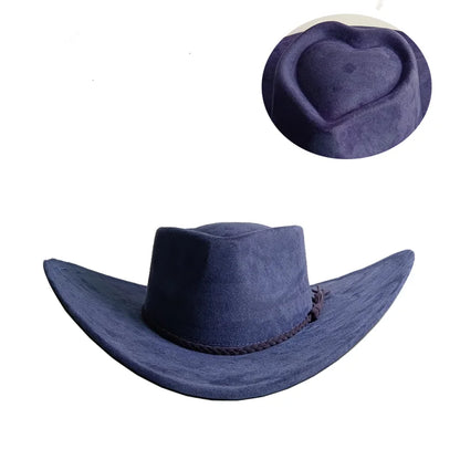 Chapeau Cowboy Coton Tressage Décoratif