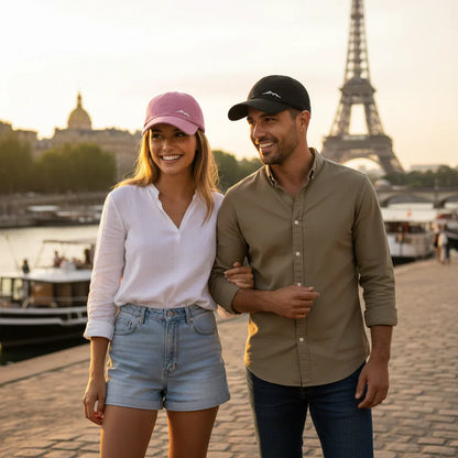 Casquette Baseball Effet Délavé – Broderie Montagne