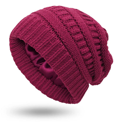 Bonnet Femme doublé en satin - Silkia