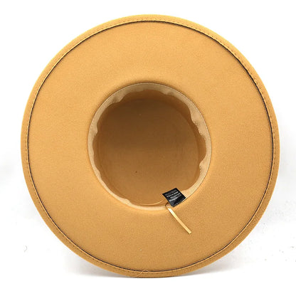 Chapeau Fedora Coton avec Bande Boucle Métallique