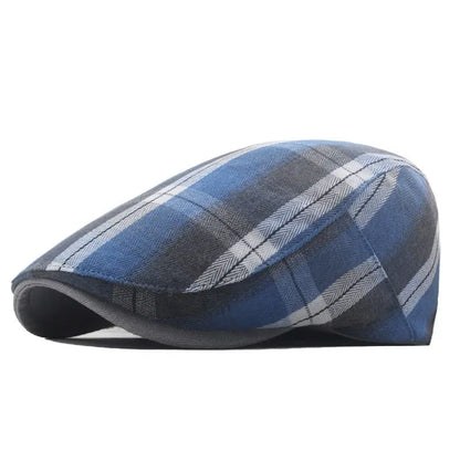 Béret Vintage en Tartan - Autumna