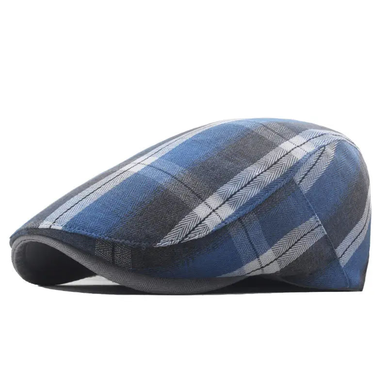 Béret Vintage en Tartan - Autumna