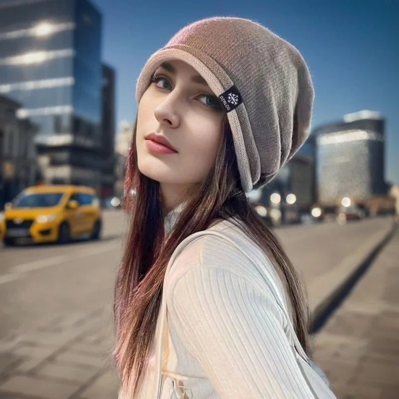 Bonnet Femme long en laine - Frosty