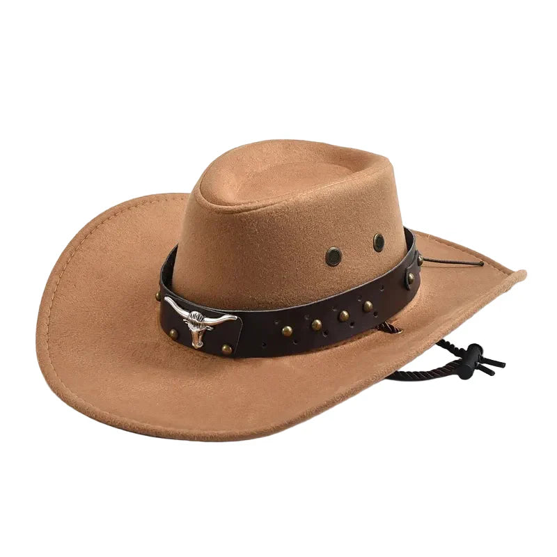 Chapeau Cowboy Style Western – Bandeau Clouté