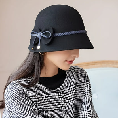 Chapeau Cloche Melon en Laine Femme - Pimpant
