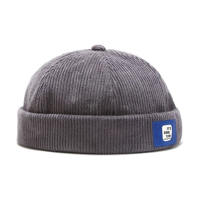 Bonnet Docker Velours Côtelé