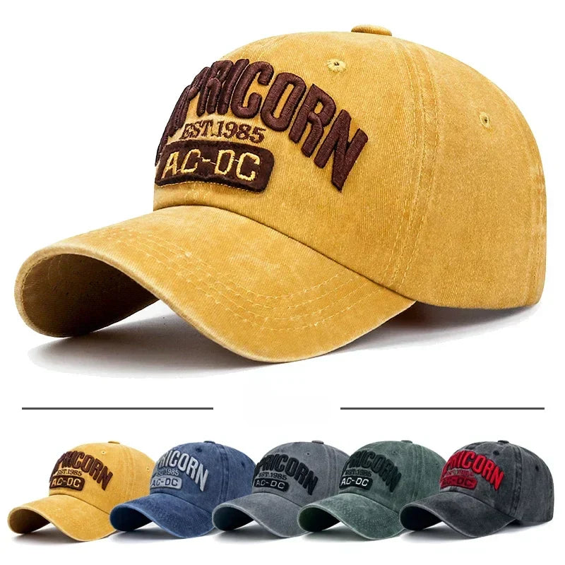 Casquette Baseball Unisexe Coton Vintage – Urban AC-DC