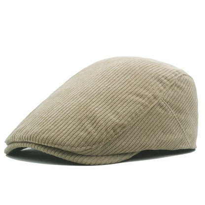 Béret Homme Vintage en Velours Côtelé - Velvet