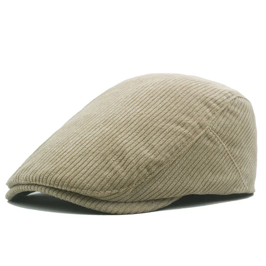 Béret Homme Vintage en Velours Côtelé - Velvet