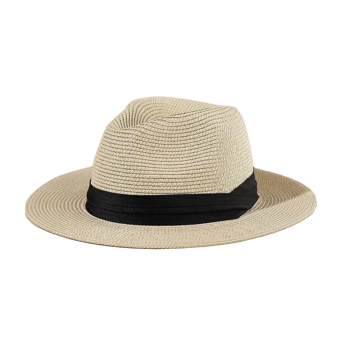 Chapeau Panama Paille Tressée – Ruban Noir