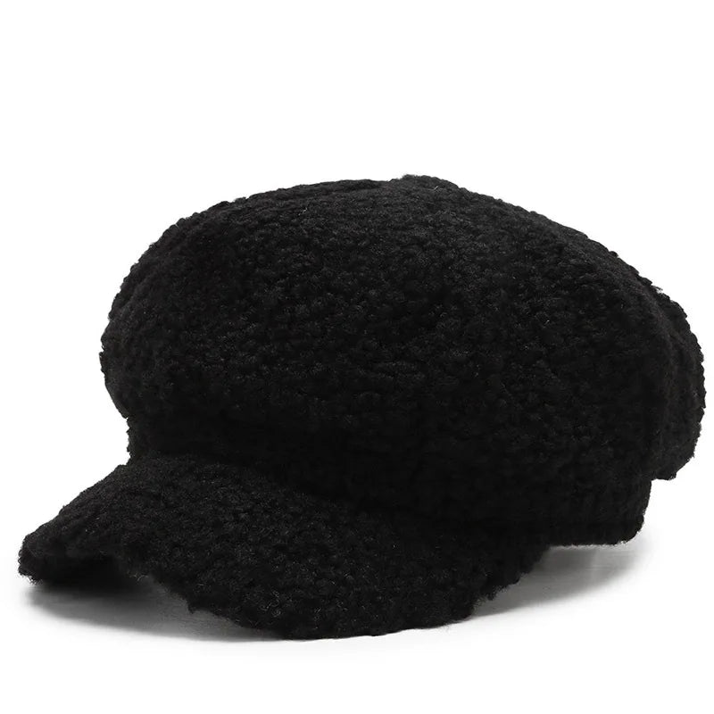 Béret Casquette Gavroche Femme Polaire