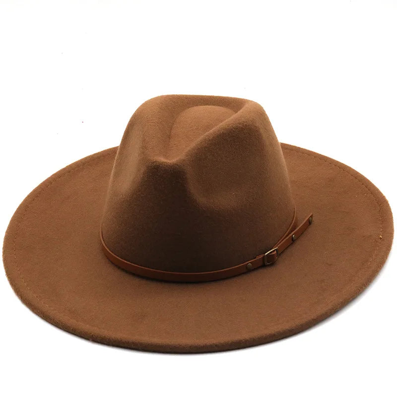 Chapeau Fedora Coton avec Bande Ajustable
