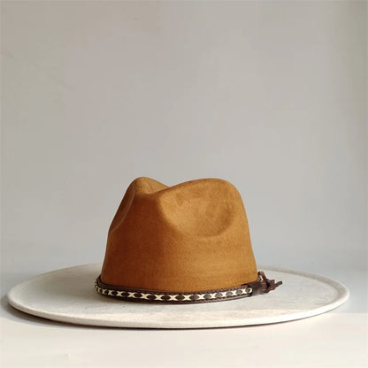 Chapeau Fedora Coton – Ruban Tressé