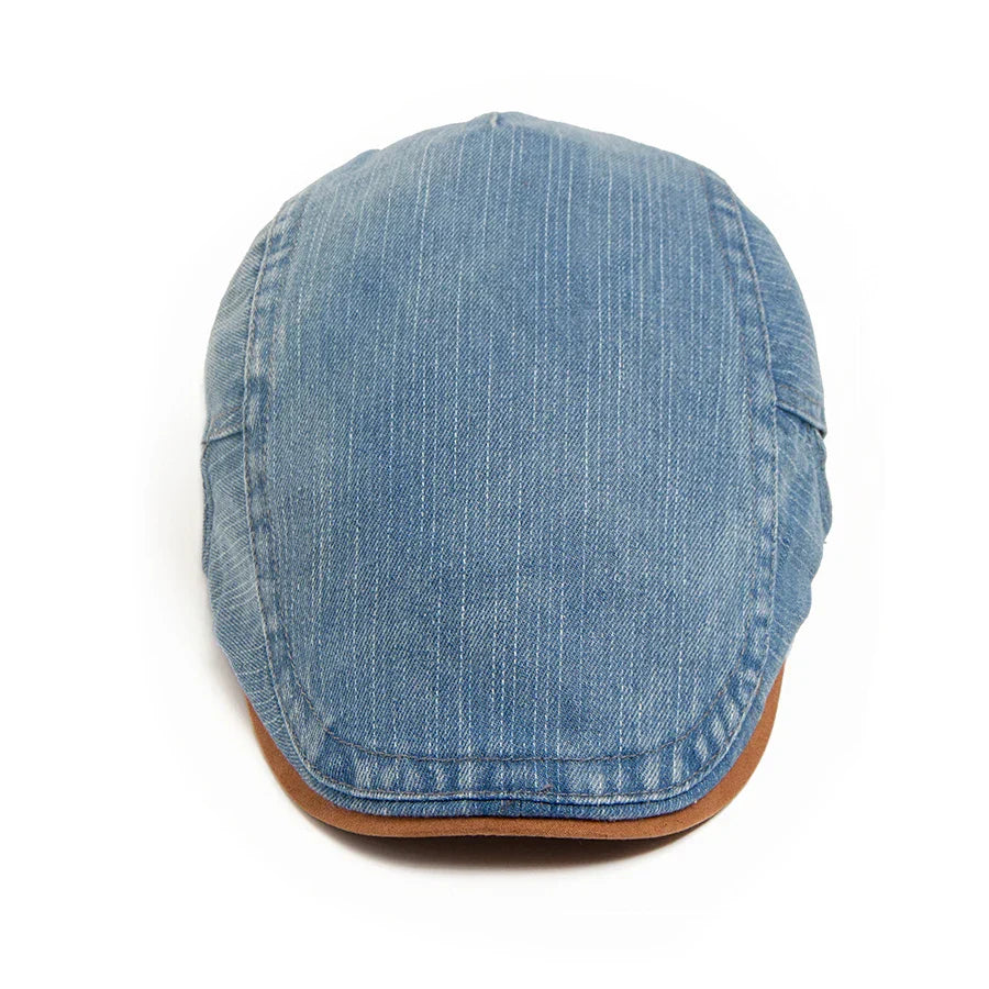 Béret Homme Denim – Texture Jean Ajustable