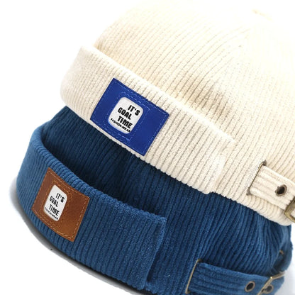Bonnet Docker Velours Côtelé