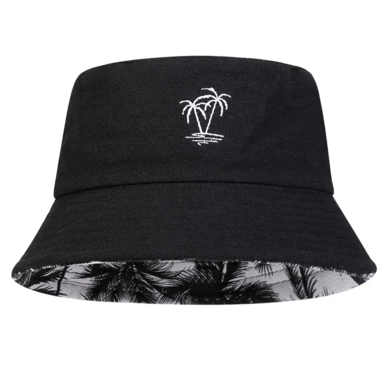 Bob Réversible Motif Palmier