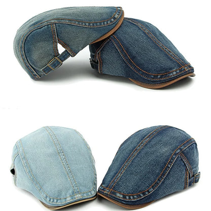 Béret Homme Denim Vintage - RetroChic