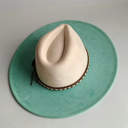 Chapeau Fedora Coton – Ruban Tressé