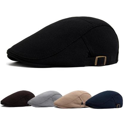 Béret Homme Tissu – Boucle Ajustable