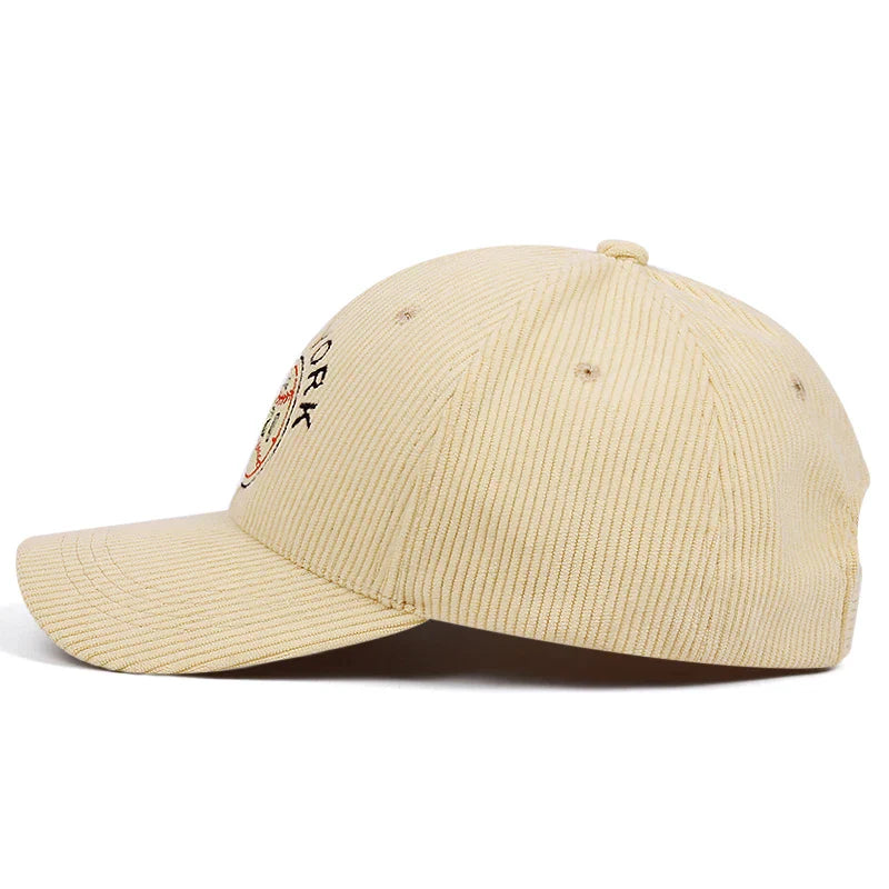 Casquette Baseball Côtelée Brodée – New York 1920