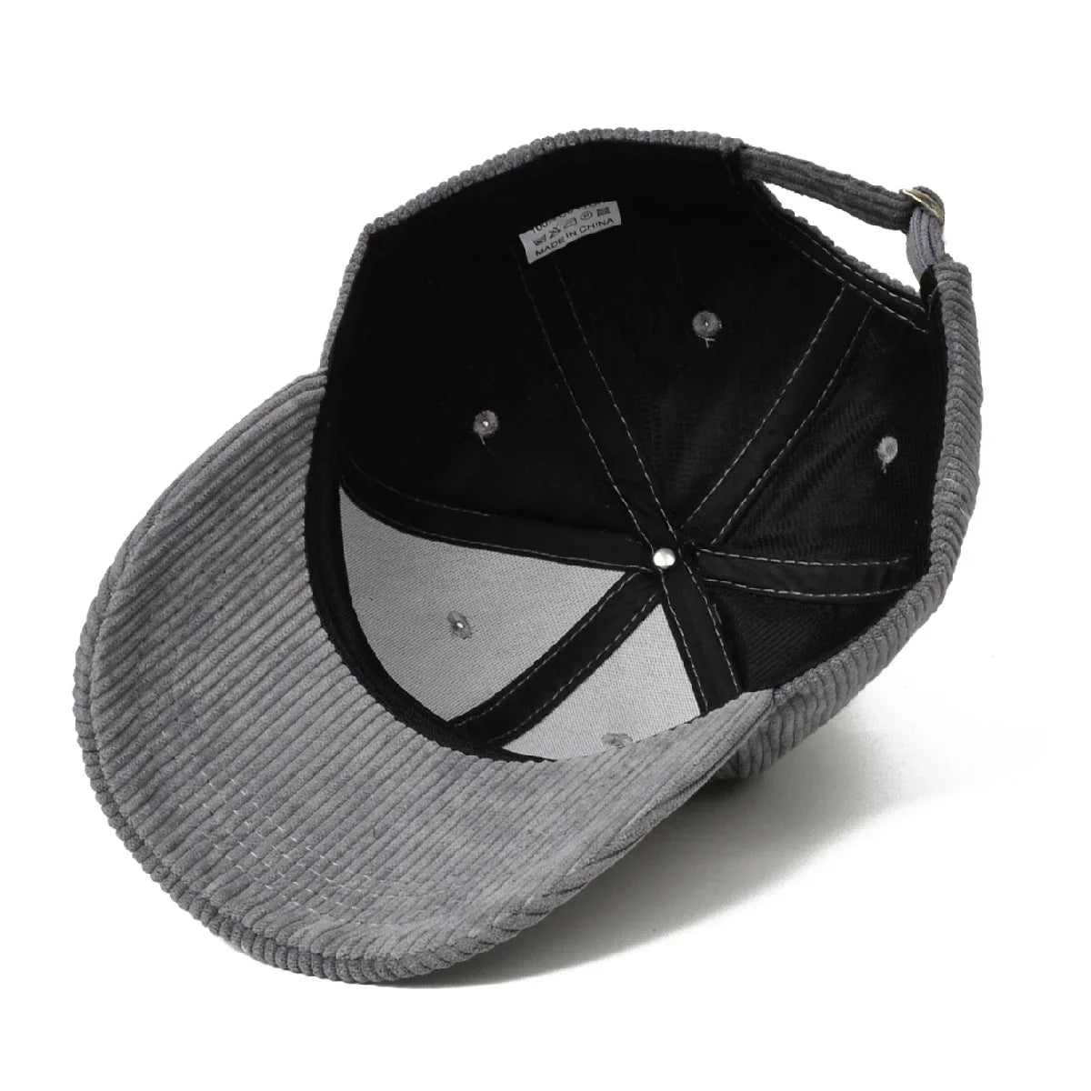 Casquette Unisexe Velours Côtelé