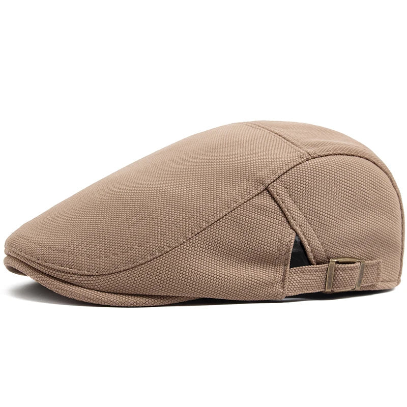 Béret Homme Tissu – Boucle Ajustable