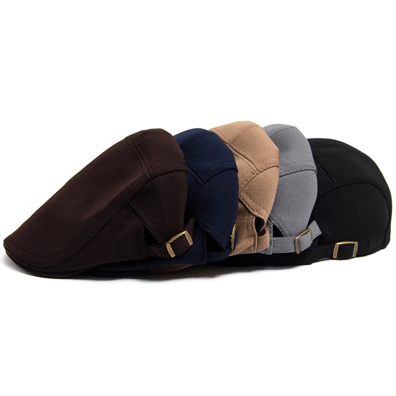 Béret Homme Tissu – Boucle Ajustable