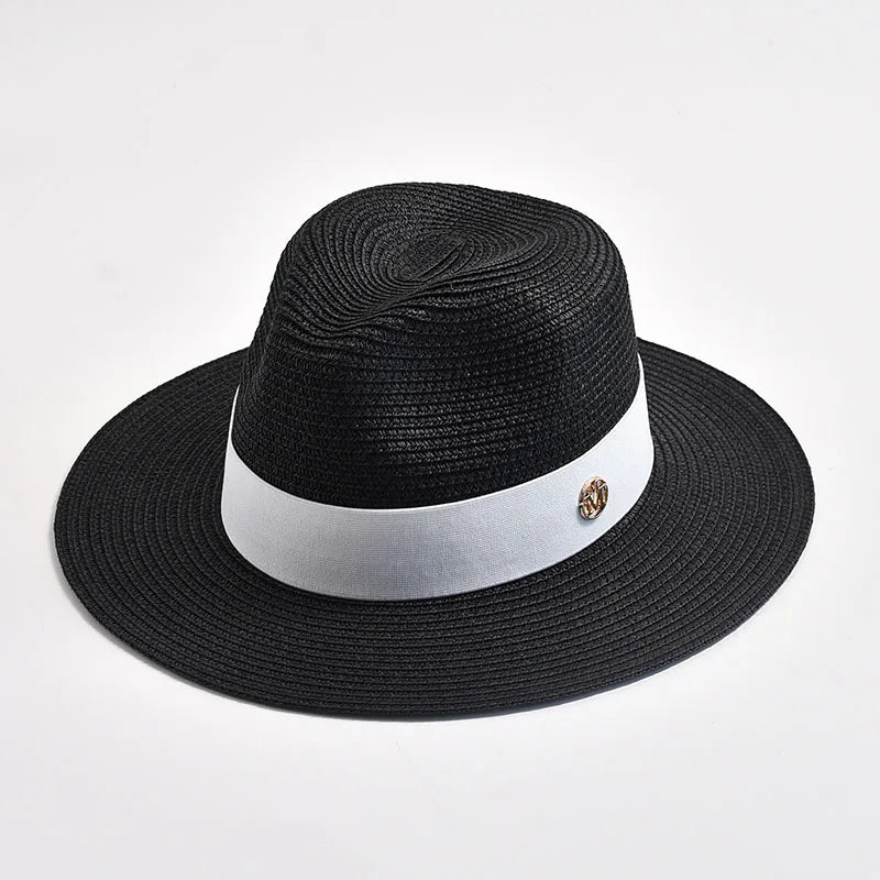 Chapeau Panama Classique Bande Contrastée – Milano