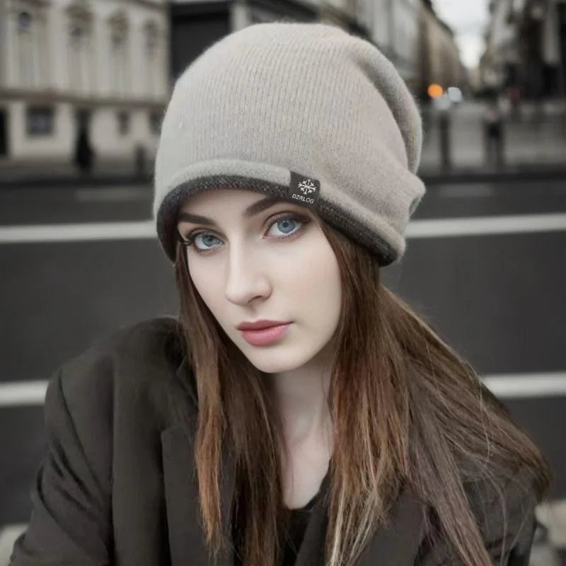 Bonnet Femme long en laine - Frosty